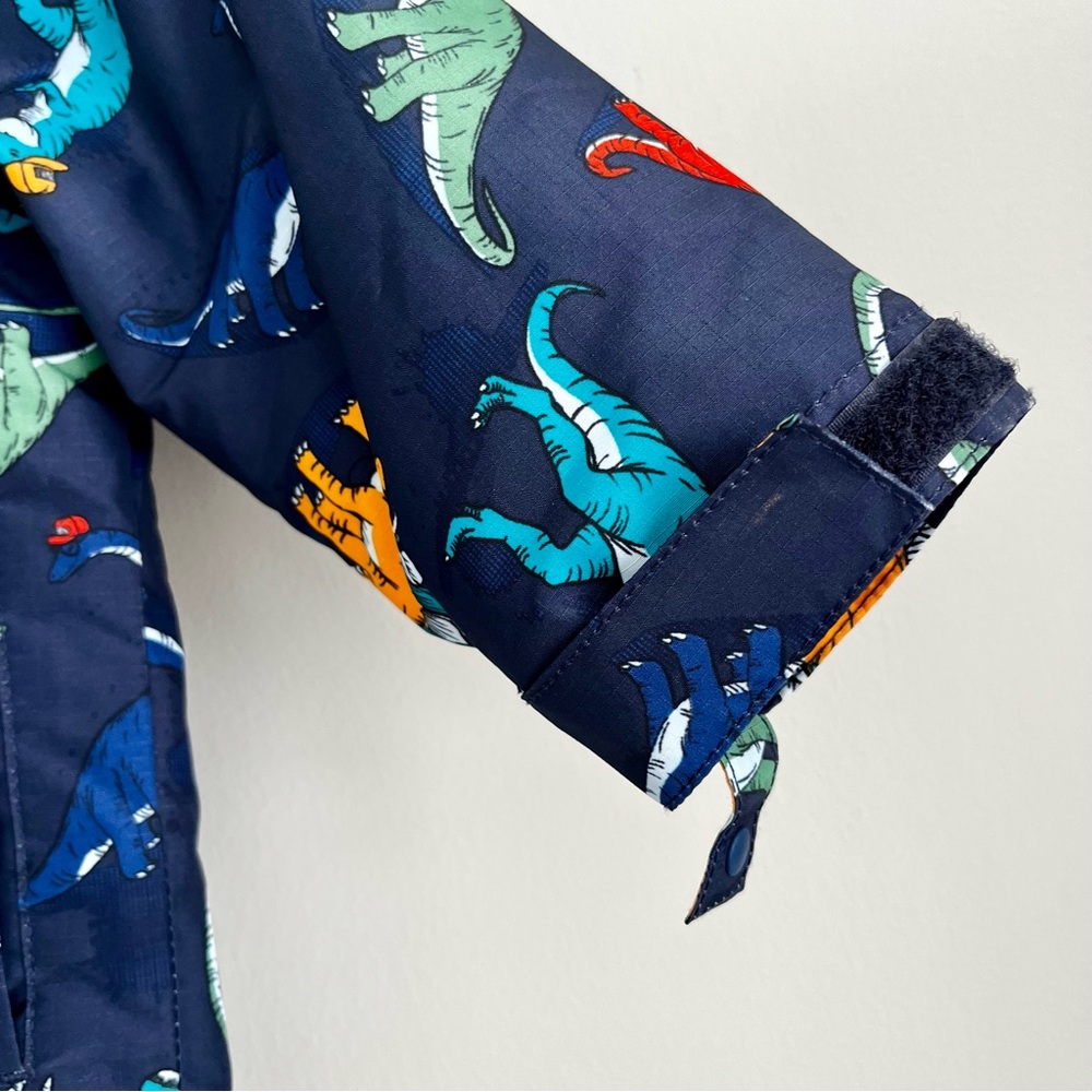 The Children's Place Navy Hooded Jacket with Colorful Dino Print - Picture 3 of 6